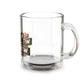 Glass Mug — Woof Brew Coffee Glass, "Elevate Your Ritual" 10oz