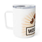 Insulated Coffee Mug — Woofbrew Dog Coffee Travel Mug. 10oz