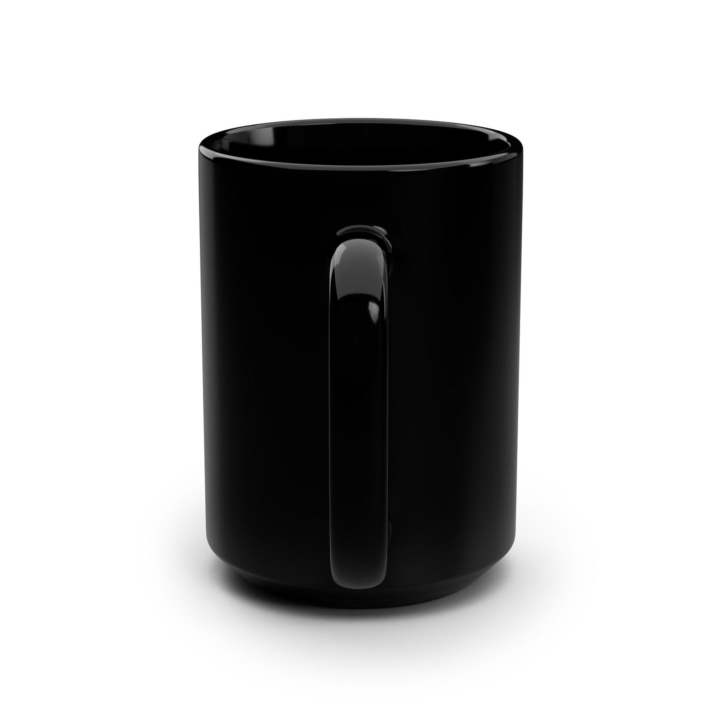 Woof Brew Coffee Mug — 15oz Black Ceramic "Elevate Your Ritual"