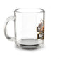 Glass Mug — Woof Brew Coffee Glass, "Elevate Your Ritual" 10oz