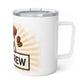 Insulated Coffee Mug — Woofbrew Dog Coffee Travel Mug. 10oz